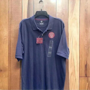 Covington New With Tags Size Large Navy Blue Golf Performance Polo. 100% cotton